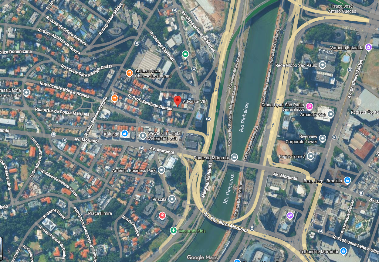 mapa advance vip massagem para homens